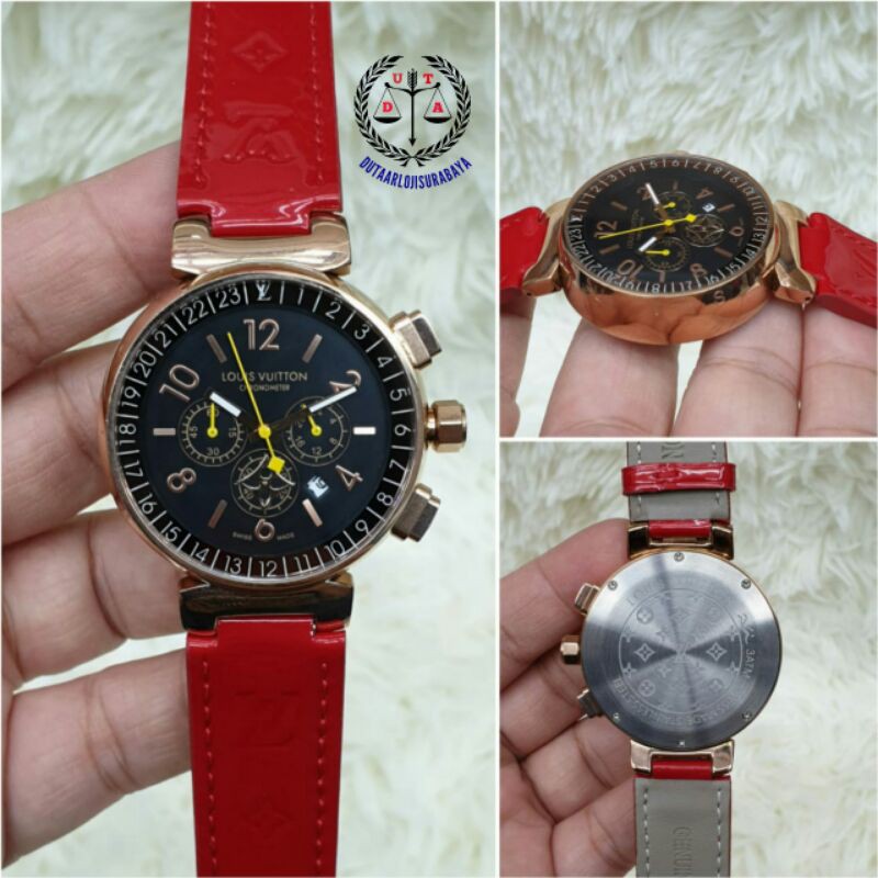 JAM TANGAN WANITA LV BATRE STAINLESS KUALITAS ORIGINAL
