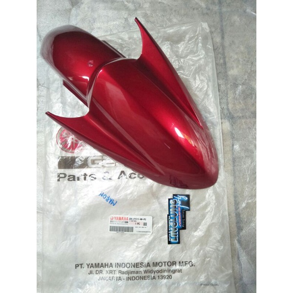 Spakbor depan nouvo z merah marun maroon selebor depan nouvo z merah marun maroon original yamaha