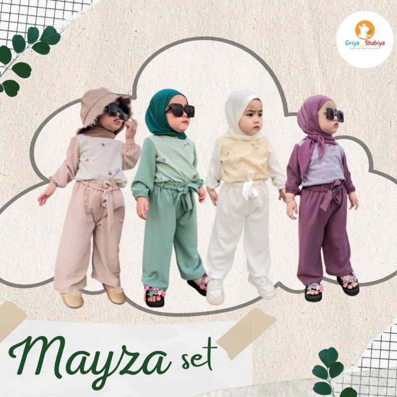 oneset mayza setelan cetta anak perempuan set hijab