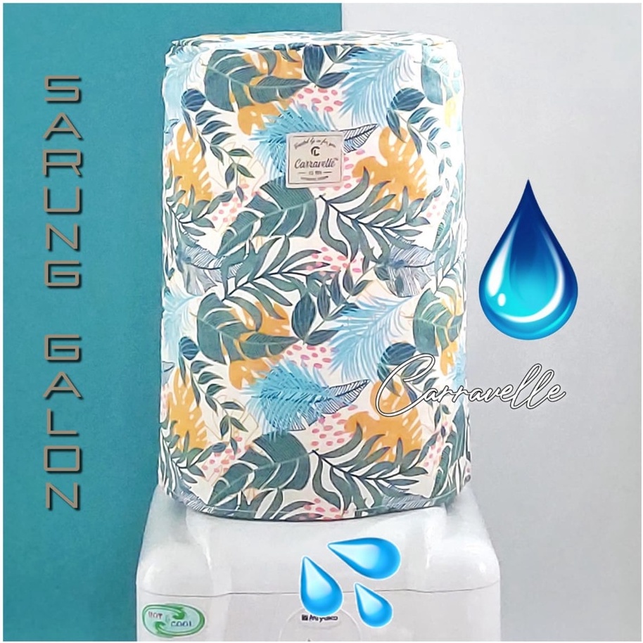 Penutup Dispenser Galon Cover Sarung Galon Dispenser Motif Kanvas Bisa Sablon Custom Merk Logo Untuk Souvenir Gift Pernikahan