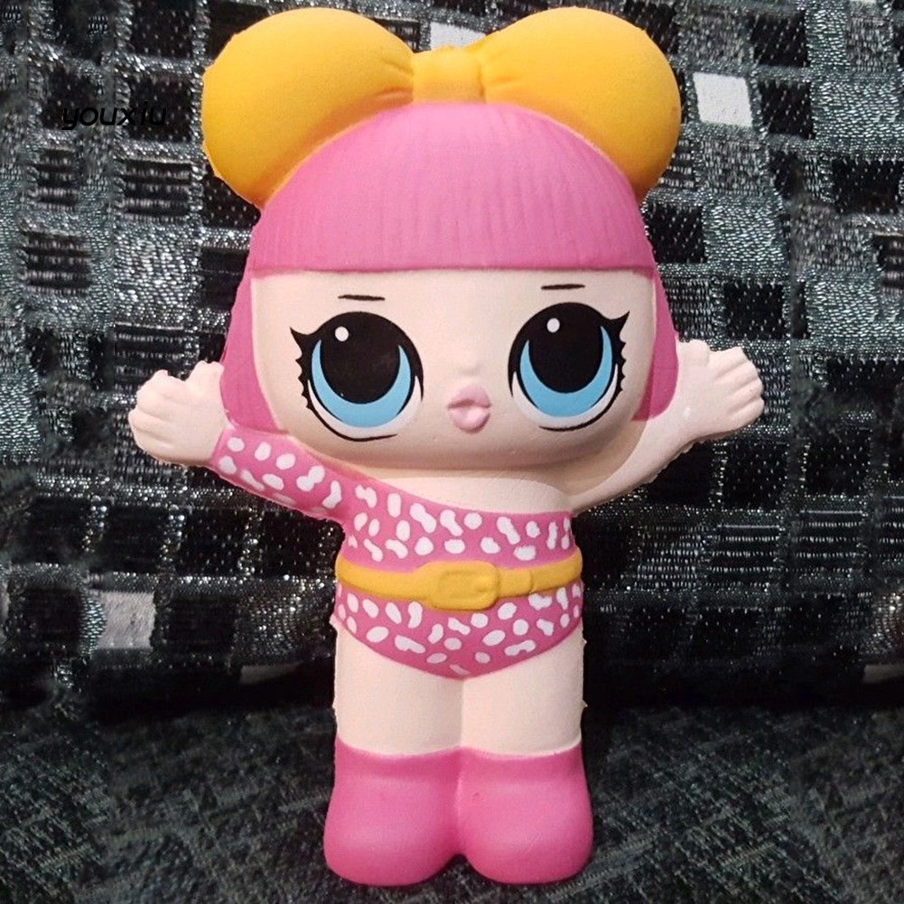 Yx Rs 13cm Mainan Squishy Bentuk Boneka Kartun Anak Perempuan