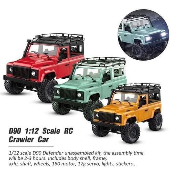 RC Car MN-D90 D90 RC Defender Adventure 1/12 RTR 4WD Crawler Car