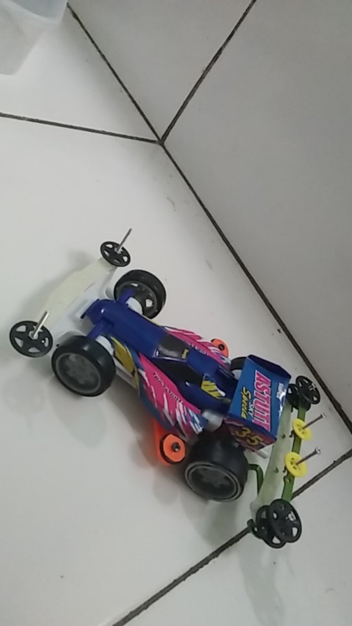 Roller Tamiya Plastik + Tiang Murah Kunci Pas