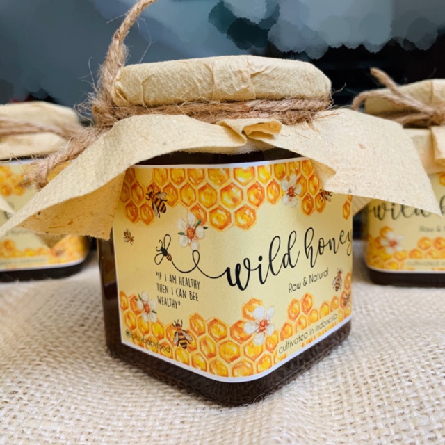 

Bitzy wild honey madu raw indonesia natural alami