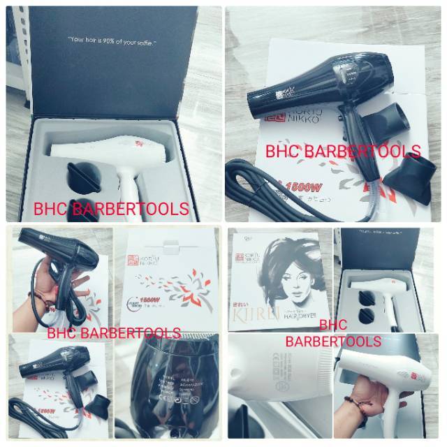 HAIR DRYER KORYU NIKKO KIIREI 1500W ORIGINAL JAPAN PENGERING RAMBUT PEMANAS RAMBUT SALON BARBERSHOP