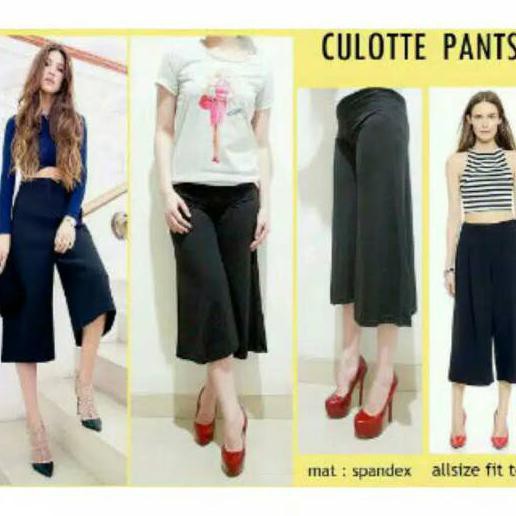 Celana Kulot Pendek 7/8 Wanita / Celana Kulot Pendek Wanita Gr-97