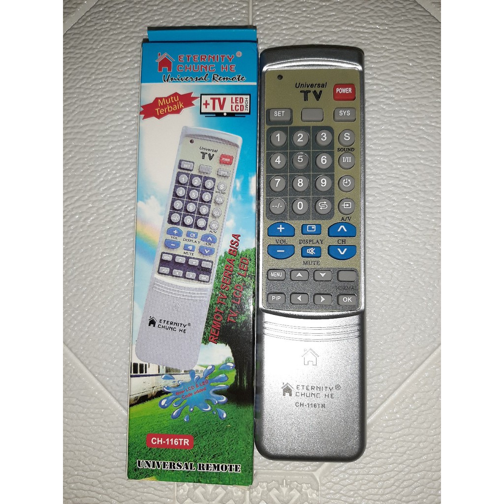 Remot / Remote Multi TV Tabung LCD LED type 116 CHUNG HE