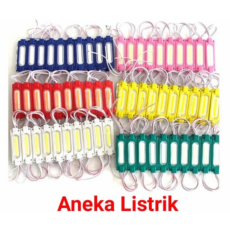 LAMPU LED MODUL STRIP COB 6818 6MATA 12VOLT WATERPROOF VARIASI KOLONG MOBIL MOTOR SUPER TERANG