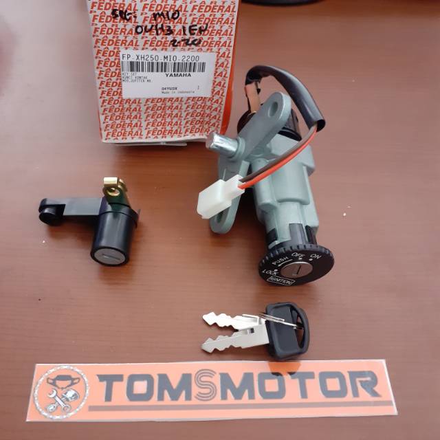 Kunci kontak mio lama sporty 2006 2007 2008 2010 federal key set komplit depan + jok