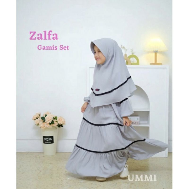 GAMIS ANAK PEREMPUAN SET ZALFA 5-10TAHUN