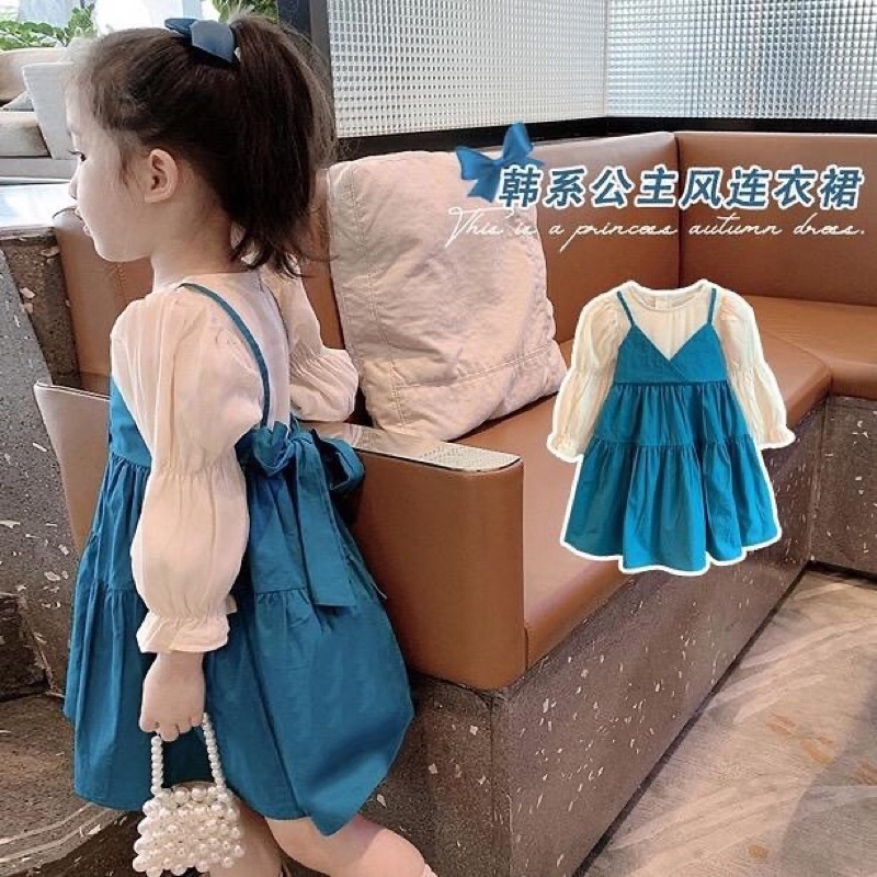 dress import anak perempuan, dress import anak lengan panjang, gaun anak perempuan, gaun anak lengan