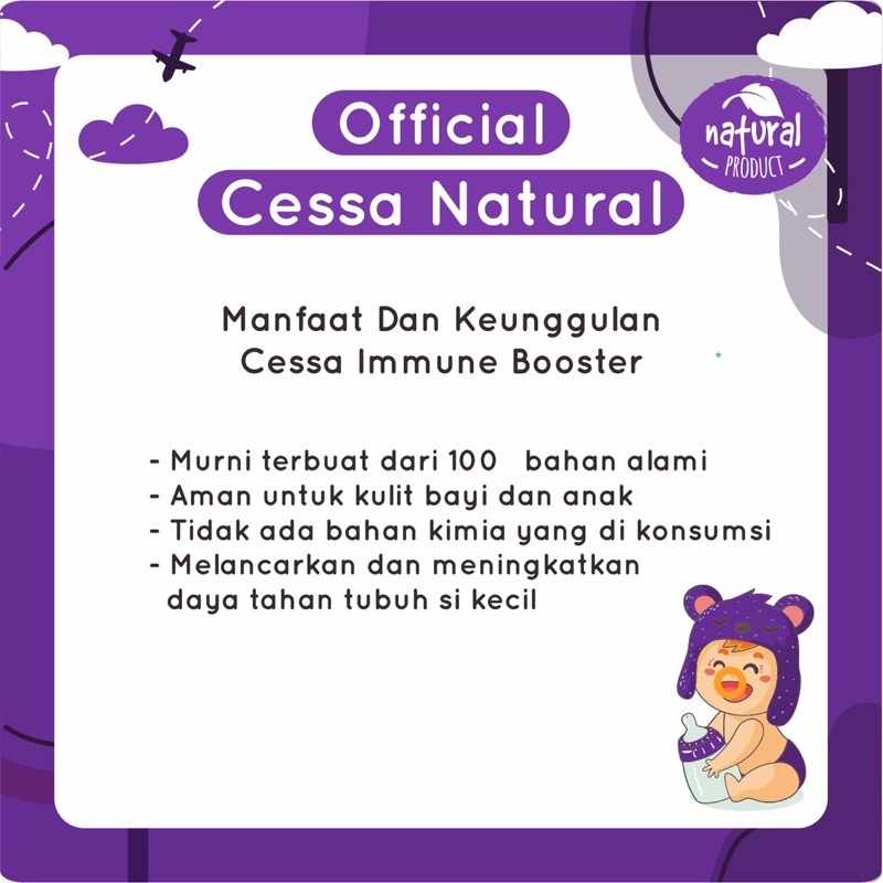 Cessa oil minyak bayi dan anak ( 0-3 tahun dan 3-10 tahunan)