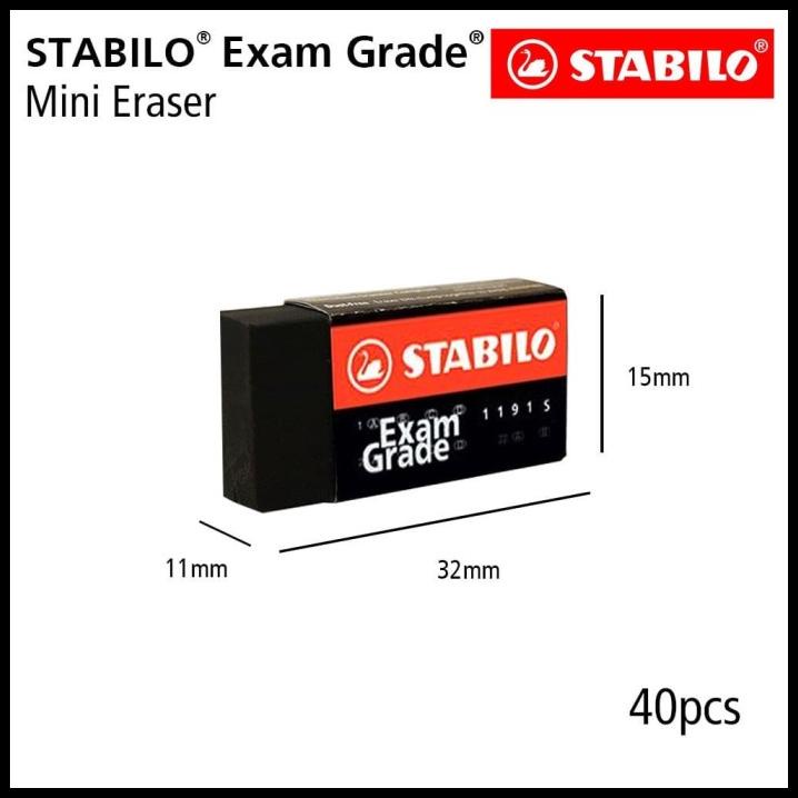 

Daisydooo | Stabilo Exam Grade - Mini Eraser 40Pcs / Penghapus Pensil Ujian Unbk