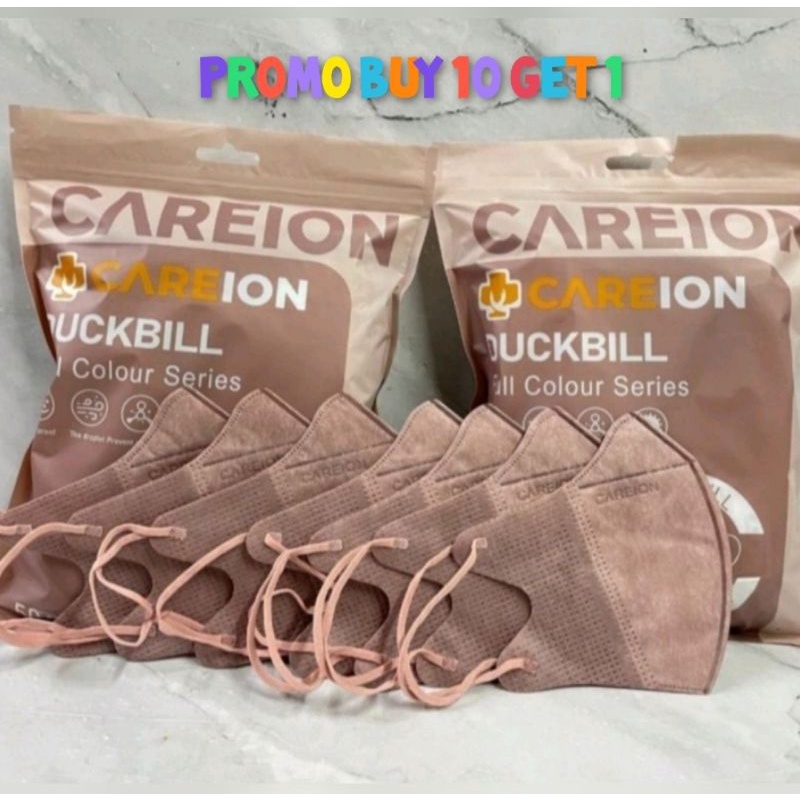 Masker Duckbil Premium Embos Careion isi 50 Tebal