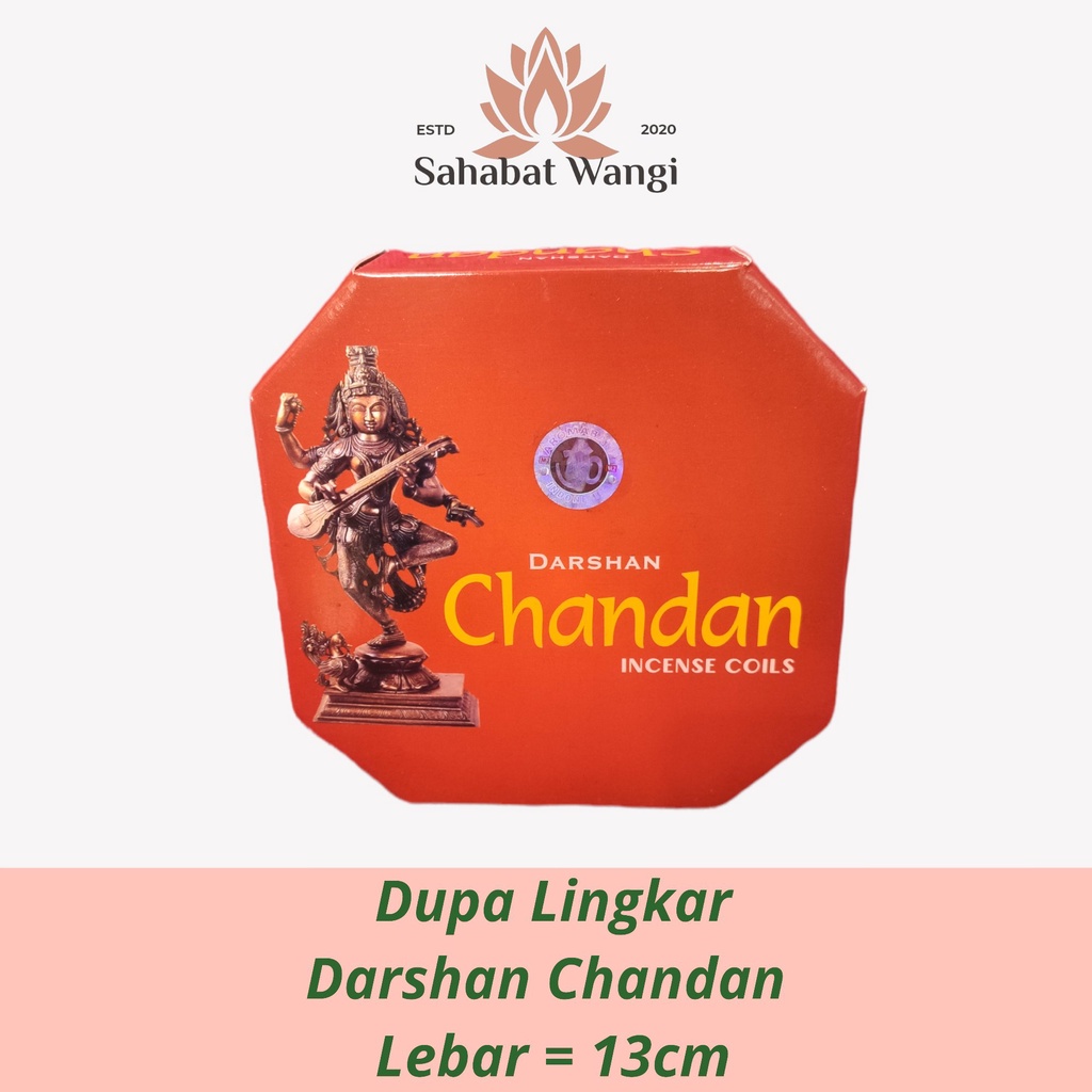 Dupa Hio India Lingkar 24 Jam Darshan Chandan 1 Pack