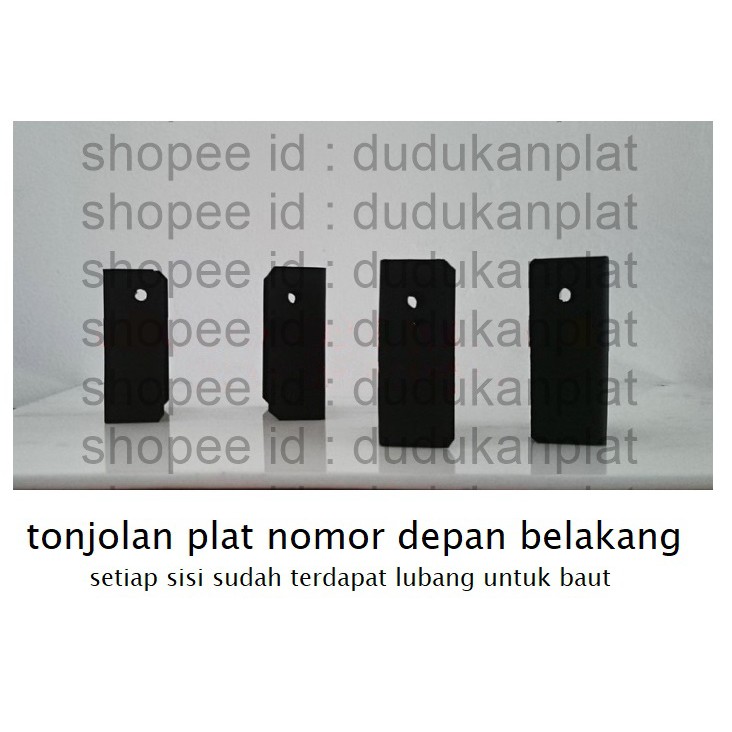 Tonjolan plat nomor tanpa dudukan plat - bracket plat nomor - braket plat nomor mobil universal