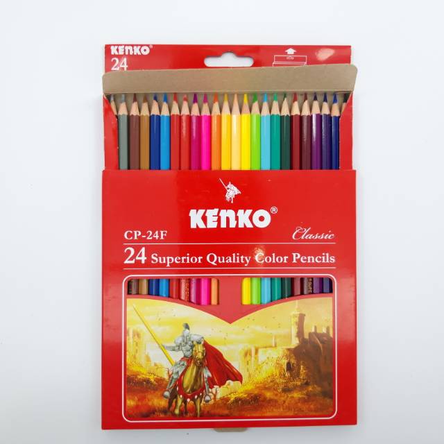 Pensill Warna / Pensil Gambar Kenko 24 Warna