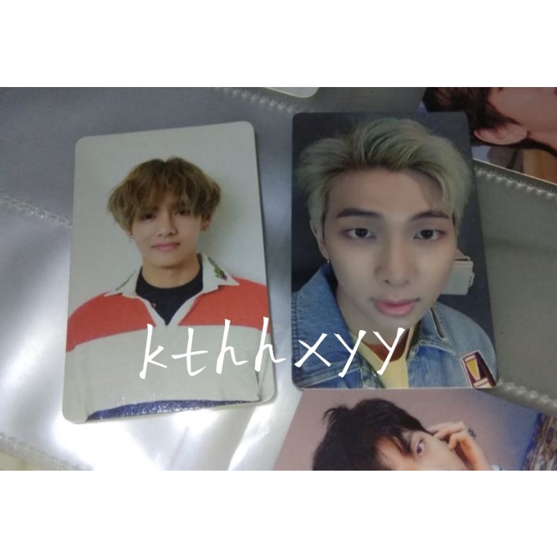 [take all only] pc photocard taehyung v her v + lights japan namjoon rm