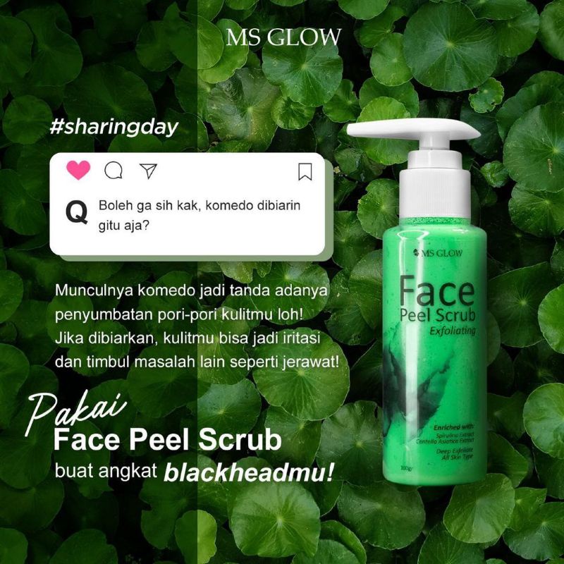 Ms Glow Face Peel Scrub