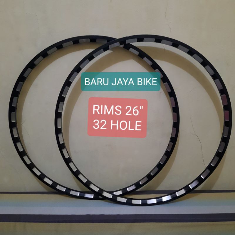 RIMS EXOTIC 26 INCH 32 HOLE ALOY velg RIM 26 INCH harga 1pasang