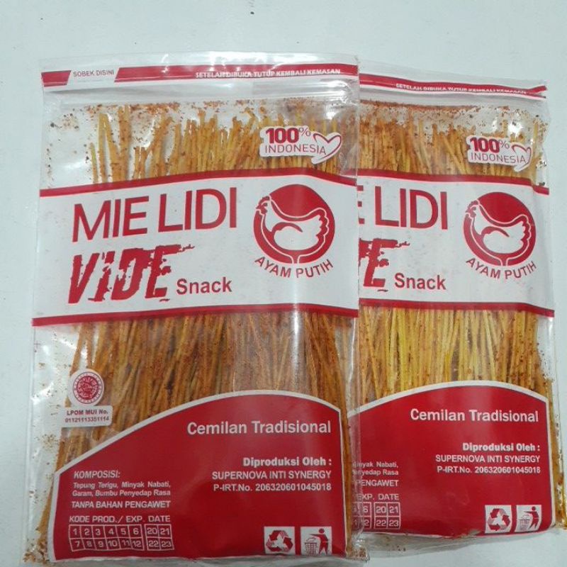

MIE LIDI PEDAS/ASIN GURIH AYAM PUTIH CEMILAN KILOAN