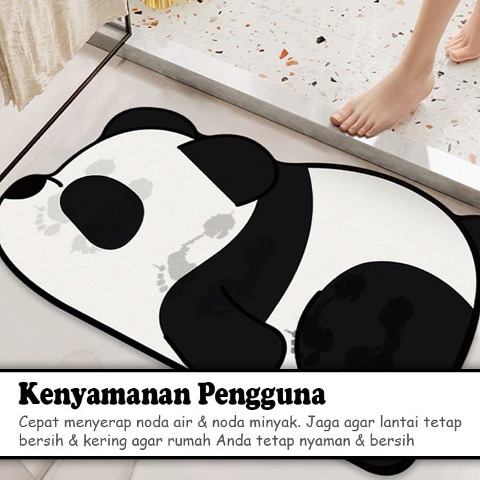 Keset Kamar Mandi Motif Lucu/ Keset Kaki Menyerap Air Anti Slip / Keset Lantai Kamar &amp; Kamar Mandi