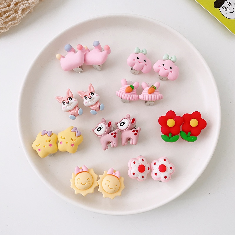 (YUMIOLSHOP21)ANTING-ANTING JEPIT ANAK IMPOR /BAHAN RESIN CLAY PREMIUM