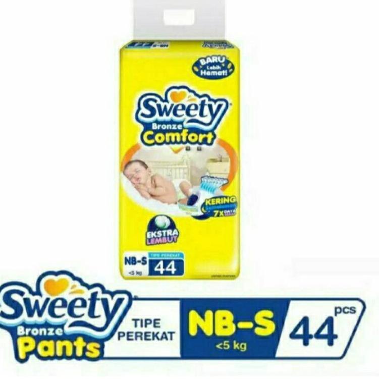 Harga Spesial.. sweety NB-S44 tipe perekat pampers bayi baru lahir
