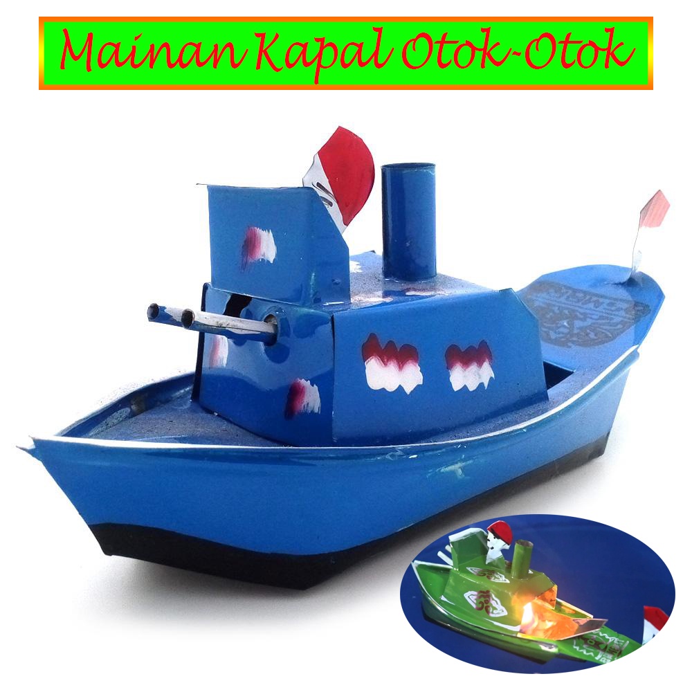 Mainan Kapal Perahu Perahuan Tradisional Mainan Jadul Otok Otok Anak-anak Warna ACAK / RANDOM