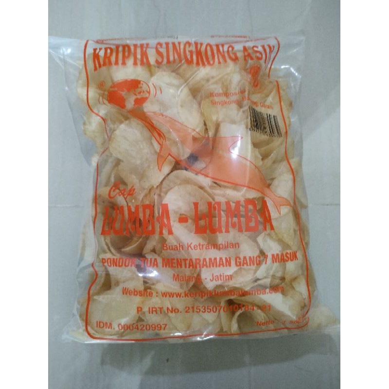 Jual Keripik Singkong Asin Cap Lumba Lumba 500gr Indonesia Shopee Indonesia