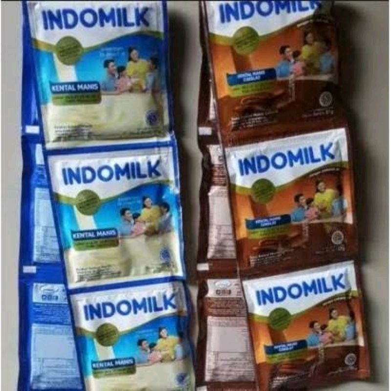 

Susu Kental manis indomilk 1pak = 6psc