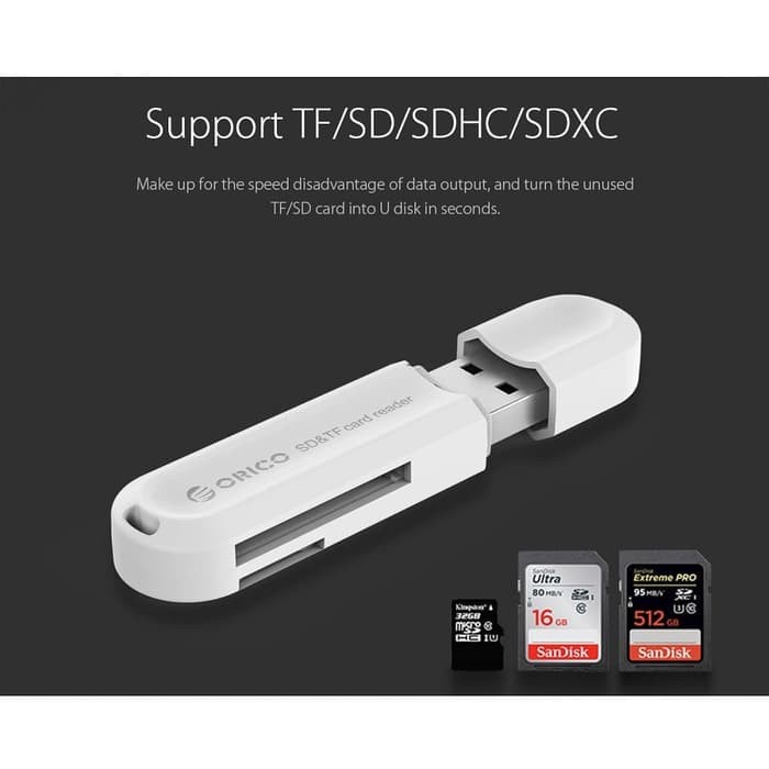 ORICO Card Reader USB3.0 TF / SD - CRS21 ORIGINAL ORICO