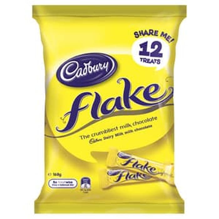 

Cadbury Flake Chocolate Bar Treat Bag 12 Pack Australia