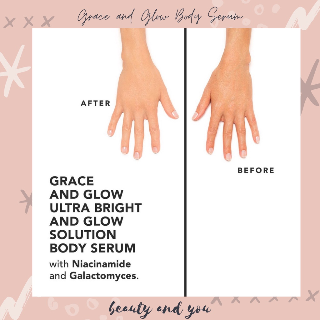 Grace and Glow Body Serum English Pear Freesia and Black Opium (ORIGINAL)