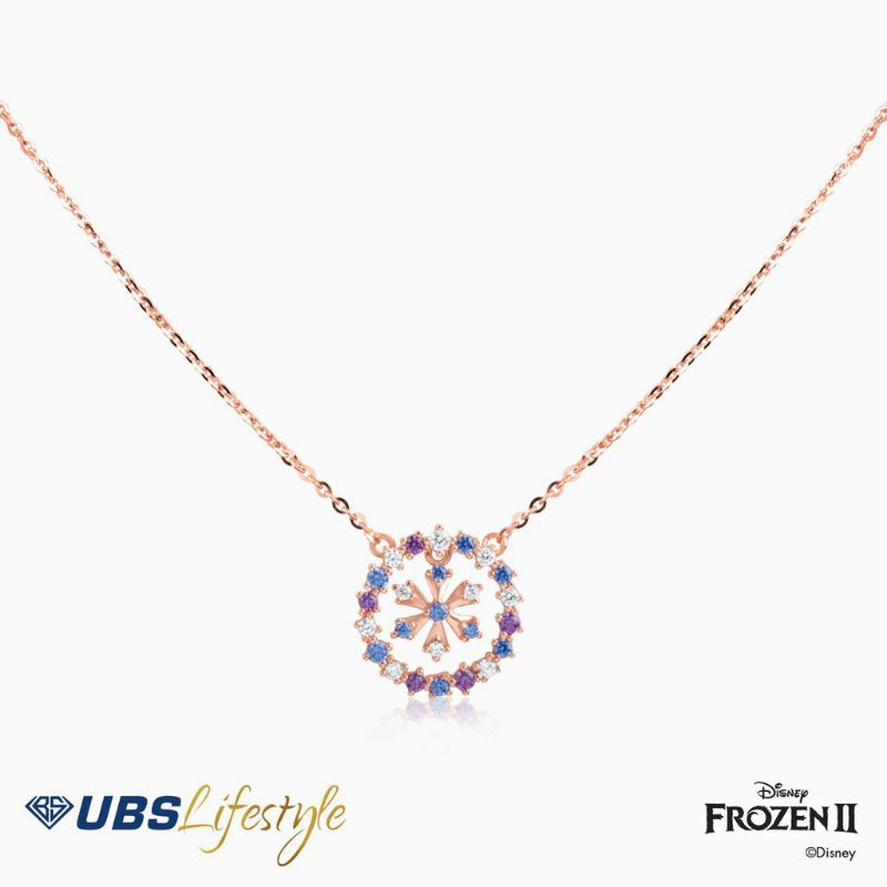 KALUNG EMAS UBS DISNEY FROZEN LIMITED EDITION 750 ROSE GOLD - KKY0118