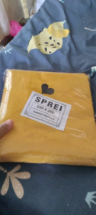 Sprei Homemade Motif Yellow Boom