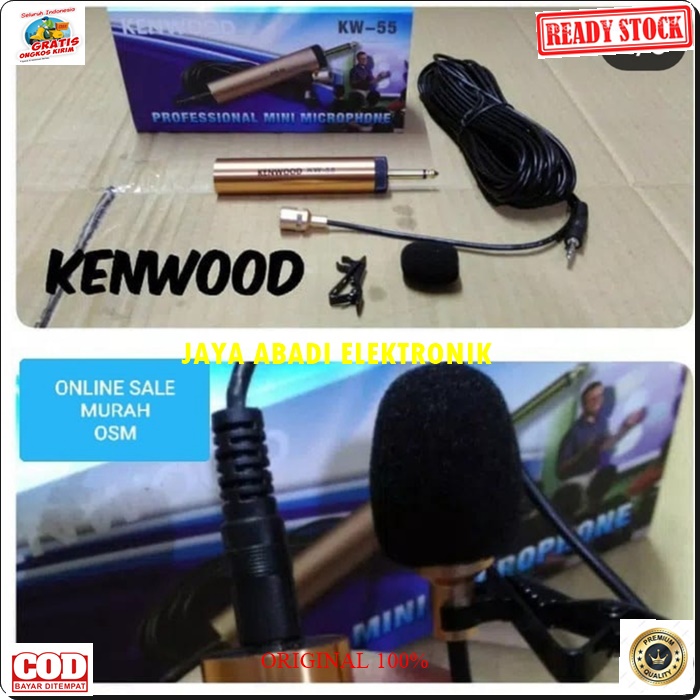 G64 KENWOOD MIC JEPIT KABEL CABLE WIRE KLIP CLIP ON MIK MIKROPON MIKROPHONE SOUND BEST MICROPHONE KARAOKE VOKAL VOCAL ARTIS PROFESIONAL PRO SOUND BEST SISTEM AUDIO PANGGUNG LEGENDARY DYNAMIC PENGERAS SUARA HIFI SENSITIF MC PIDATO SEMINAR CERAMAH ACARA POR