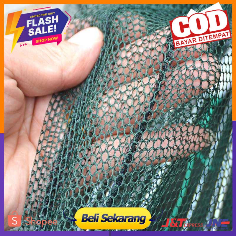 Jaring Pancing Ikan Hexagonal 8 Hole Fishing Net Trap Cage