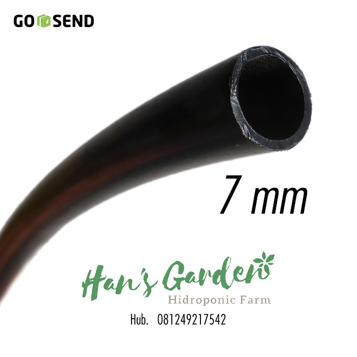 Selang irigasi PE 7 mm fertigasi / hidroponik