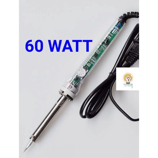 Solder Listrik Dengan Temperature Suhu Model Transparan 60Watt 220Volt