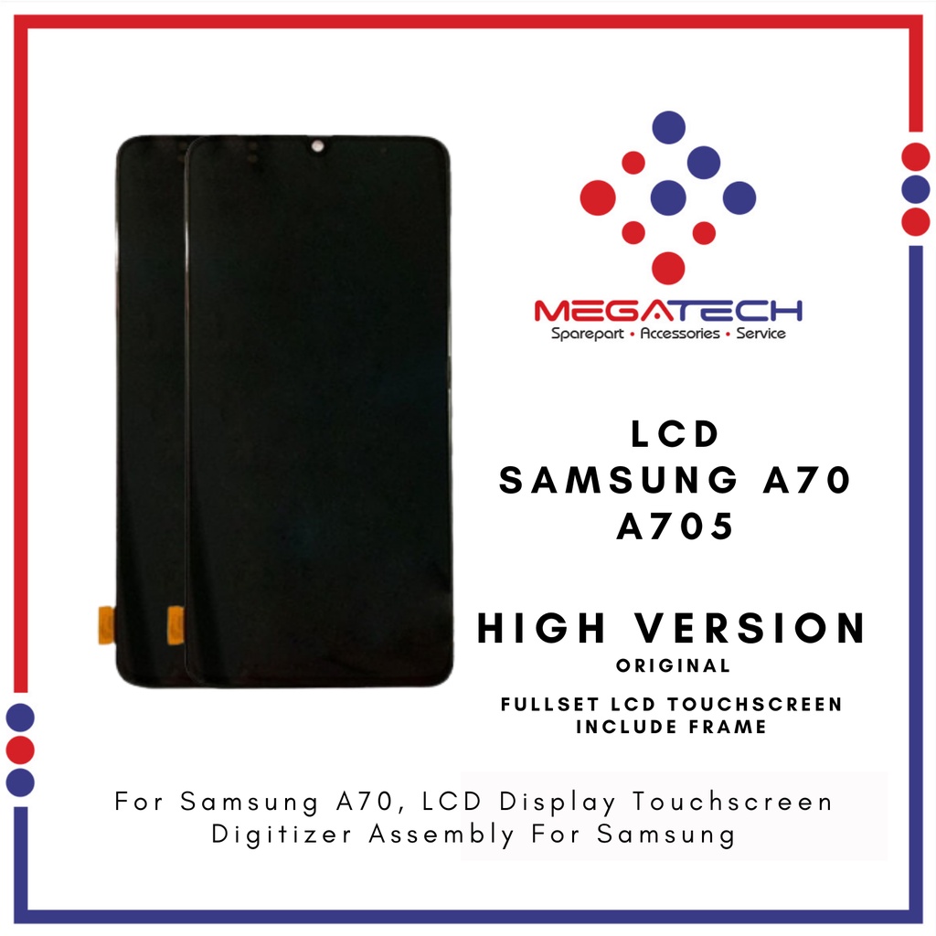 LCD Samsung A70 / A705 Include Frame Fullset Touchscreen - OLED