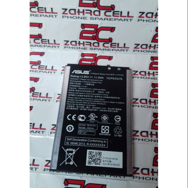 Batre Baterai Battery Asus Zenfone 2 Laser 5 5 Inc Z00wd Z00ld Ze550kg Shopee Indonesia