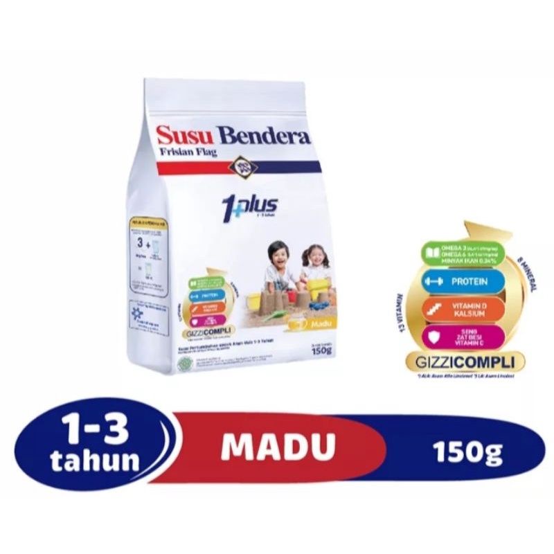 

Susu Bendera 1+ Madu 150gr