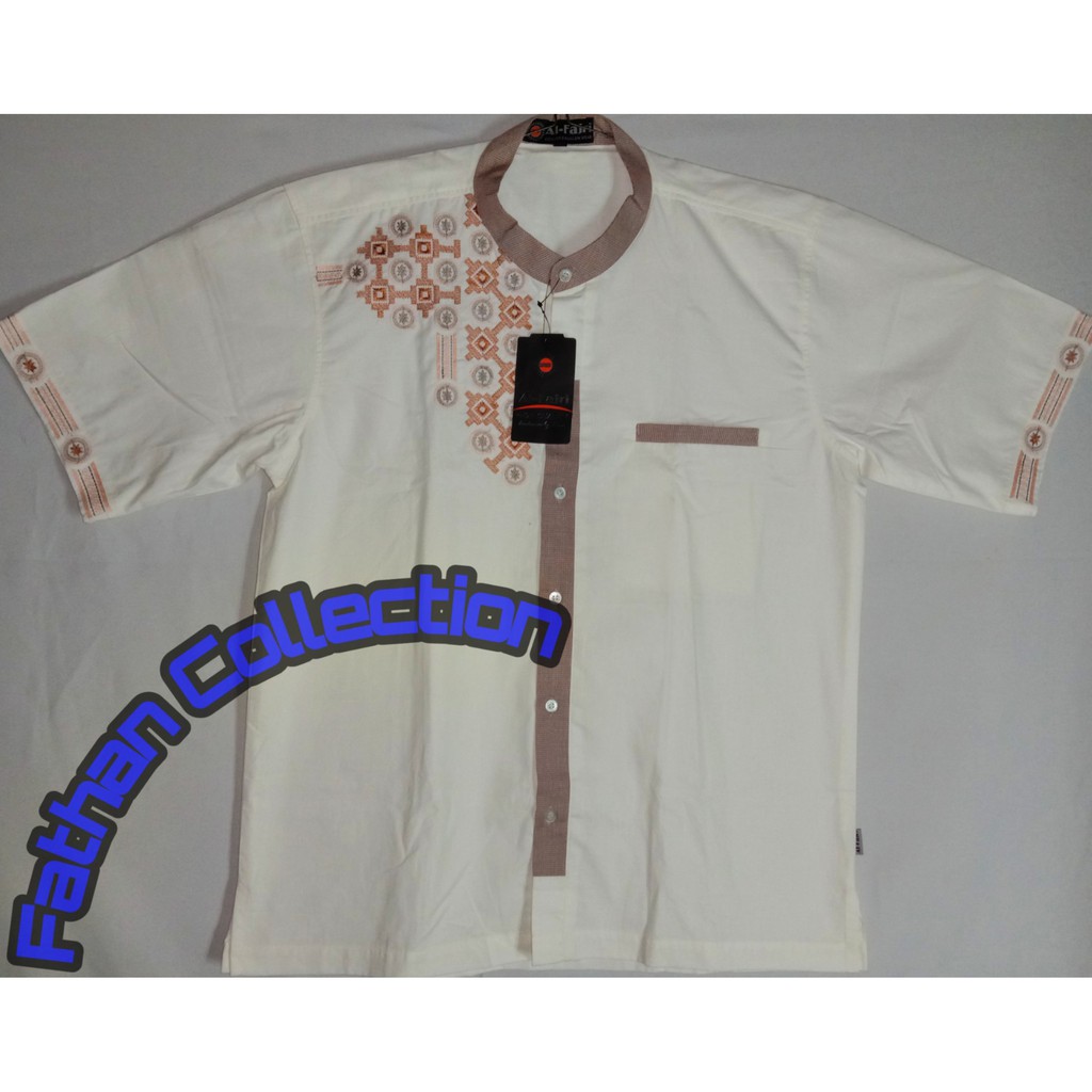 Al-Fajri Baju Koko pria Ekslusive XL Putih