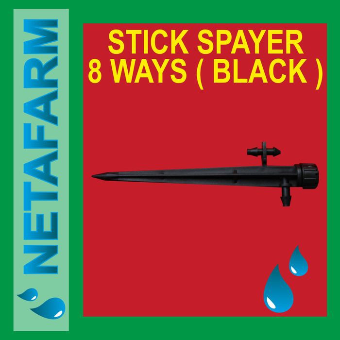 Stick Sprayer 8 Ways Hitam ( satuan )