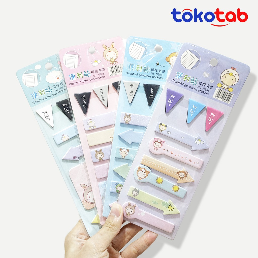 

Tokotab - Cute Memo Sticky Notes Lucu Penanda Kertas Reminder Mix