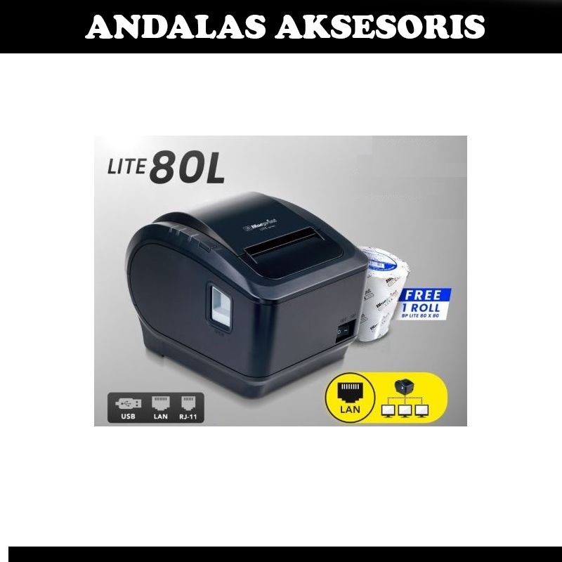 DESKTOP THERMAL PRINTER LAN USB RJ11 BLUEPRINT BP-LITE 80L