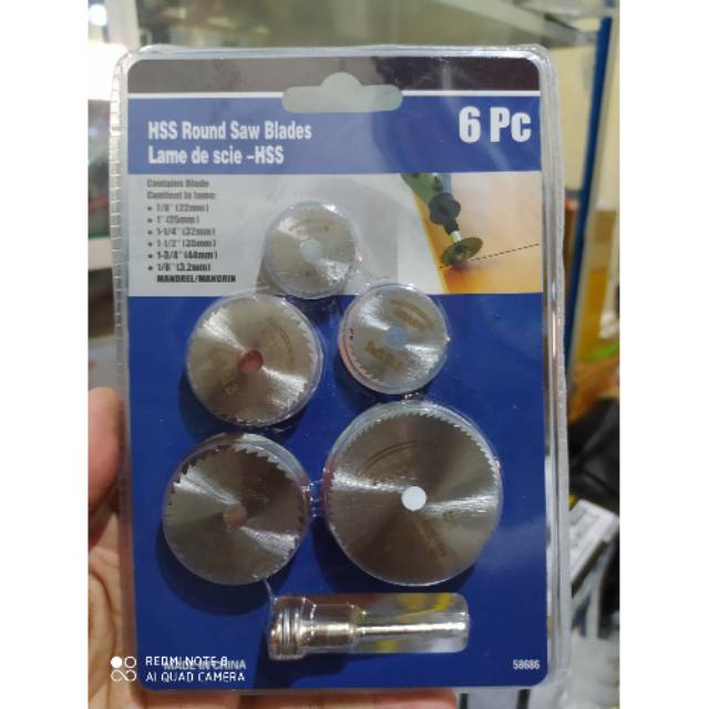 Mata Potong Gerinda Mini HSS 6pcs