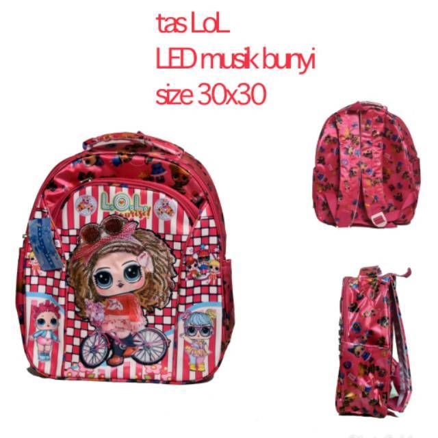 TAS ANAK KARAKTER LOL BISA NYALA BISA MUSIK BAGUS