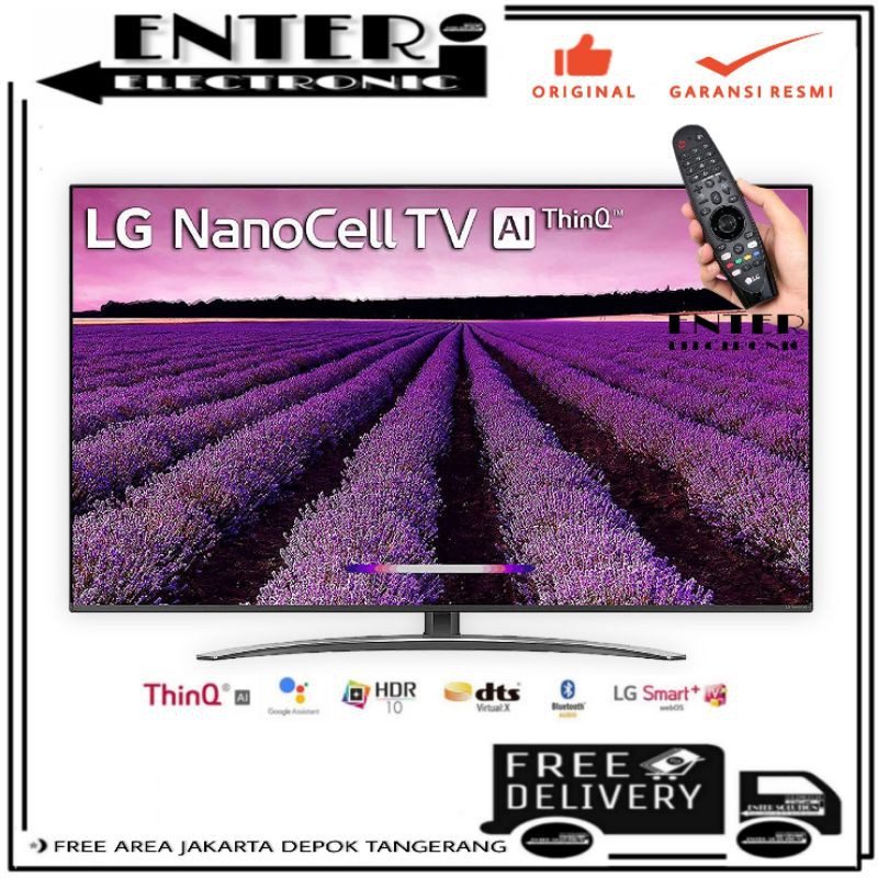 LG LED TV 49SM8100PTA - LG SMART TV LED 49 INCH SUPER UHD 4K HDR NANOCELL TV 49SM8100 MAGIC REMOTE